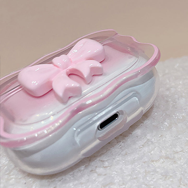 Pink Bowknot AirPods Case