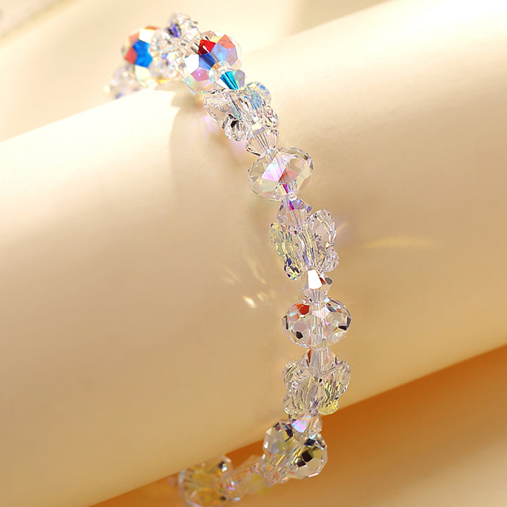 Pretty Crystal Butterfly Bracelet