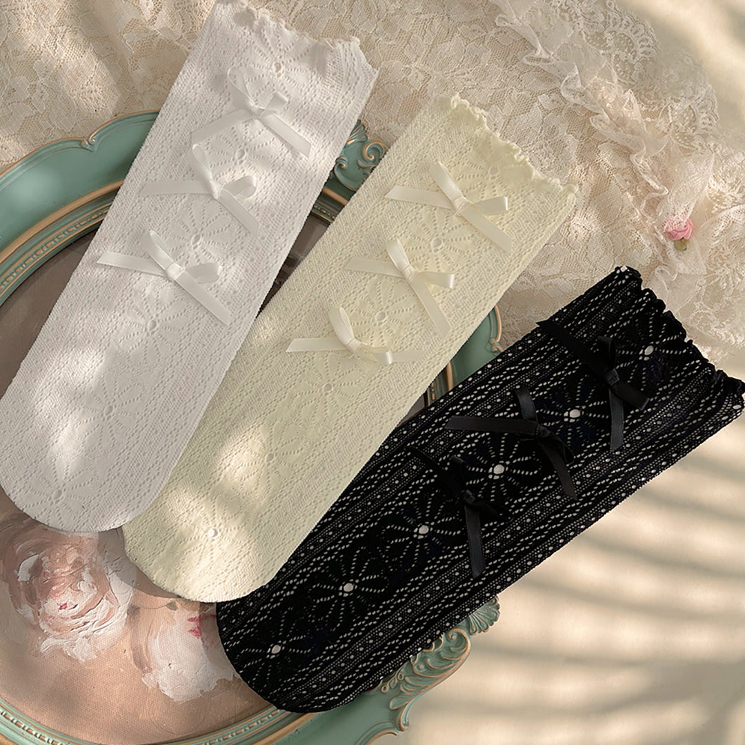 Mini Bowknot Lace Lolita Stockings