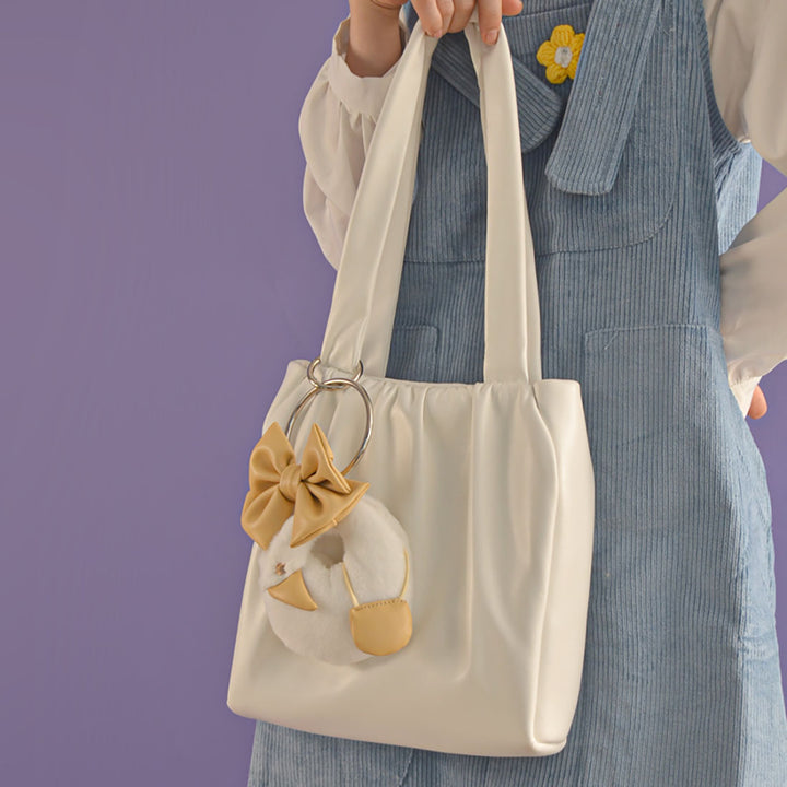 Bow Knot Goose Tote Bag