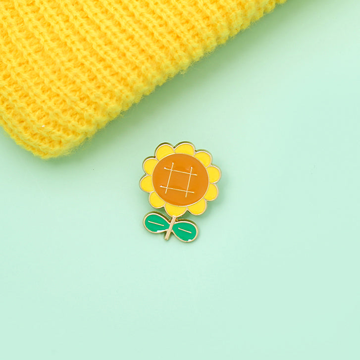 Summer Sunflower Mini Pin