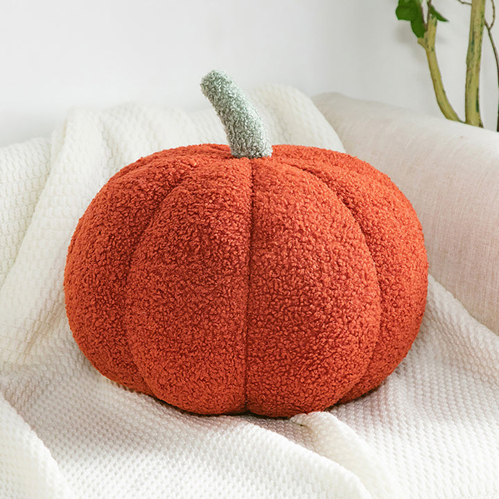 Pumpkin Shaped Throw Pillow