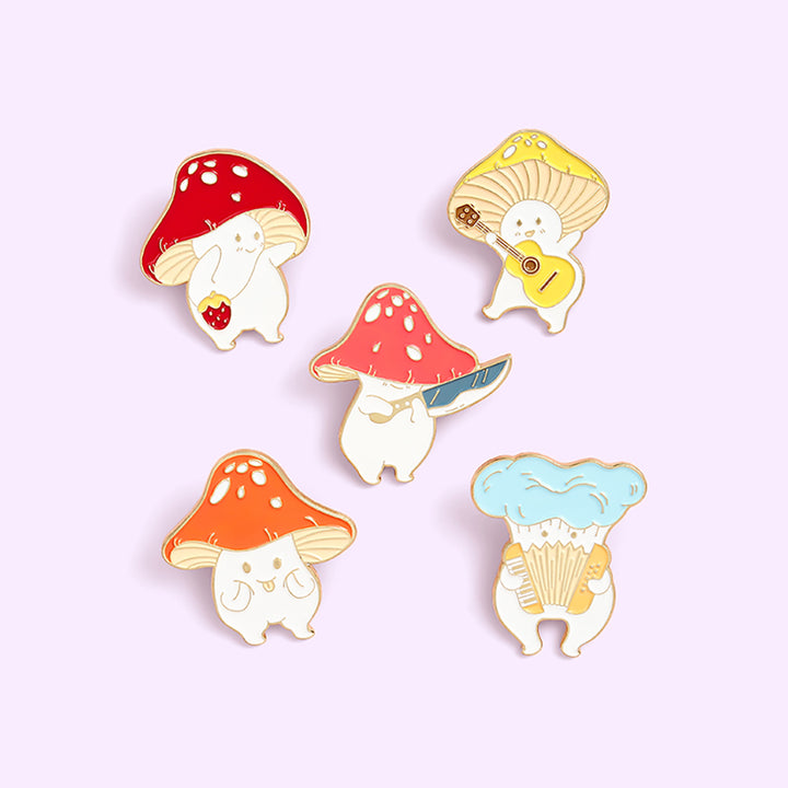 Mushroom Themed Pin