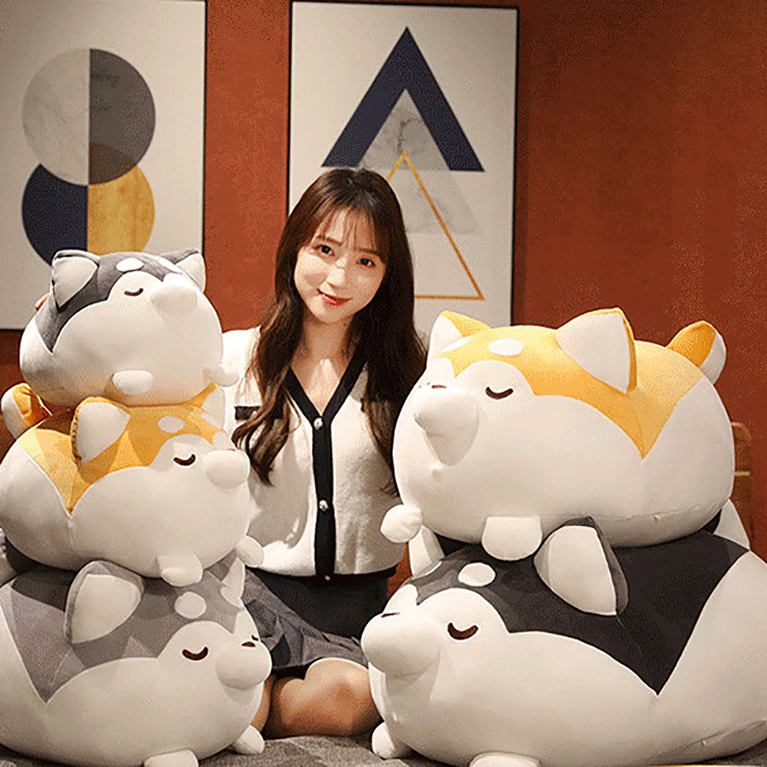 Lovely Fat Shiba Inu Corgi Dog Plush Toys