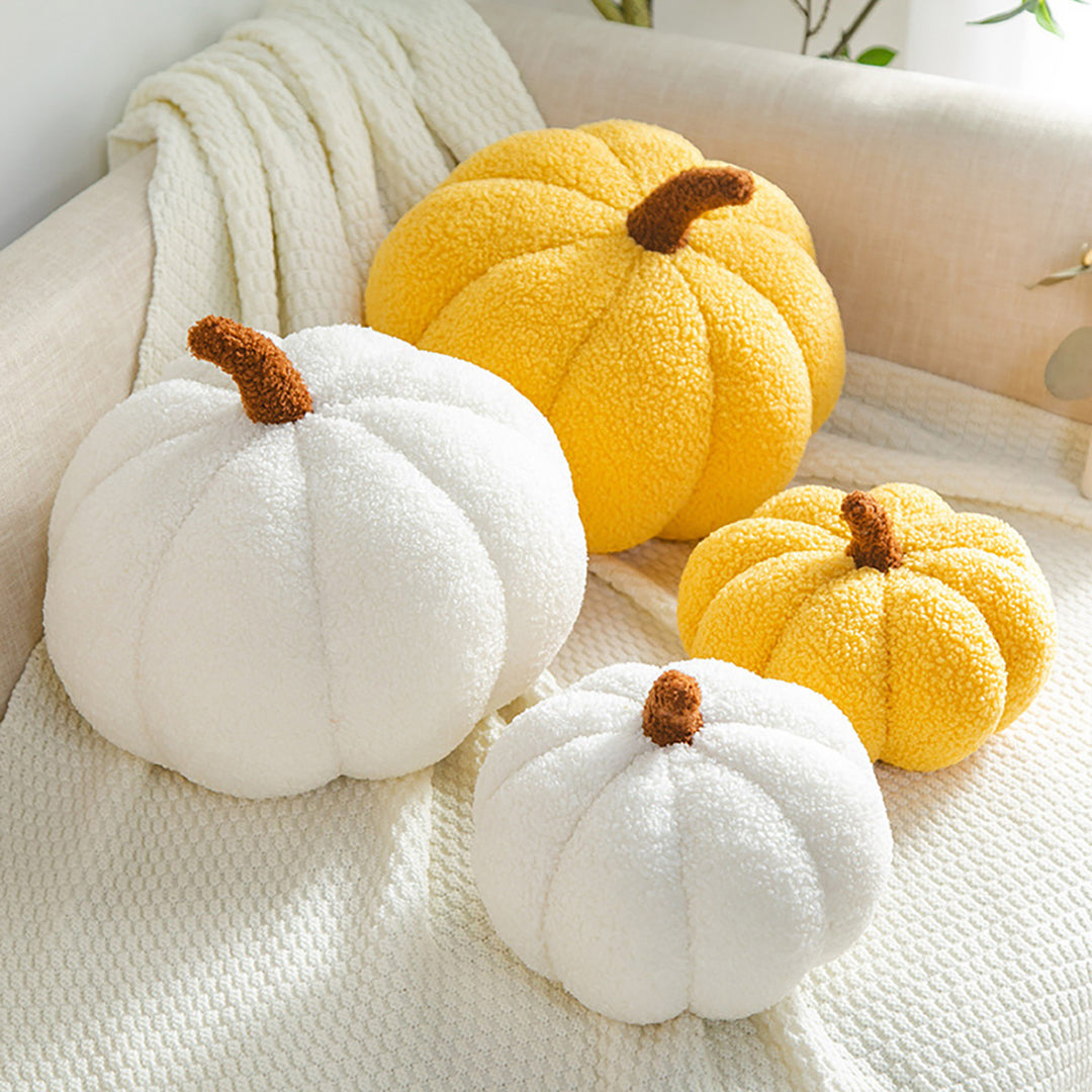 Pumpkin Shaped Throw Pillow