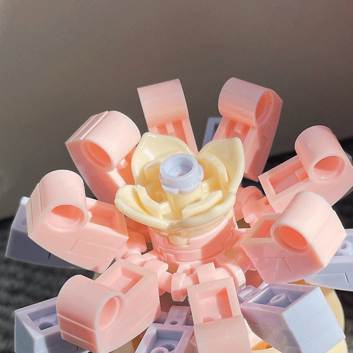 mini bonsai flowers building block