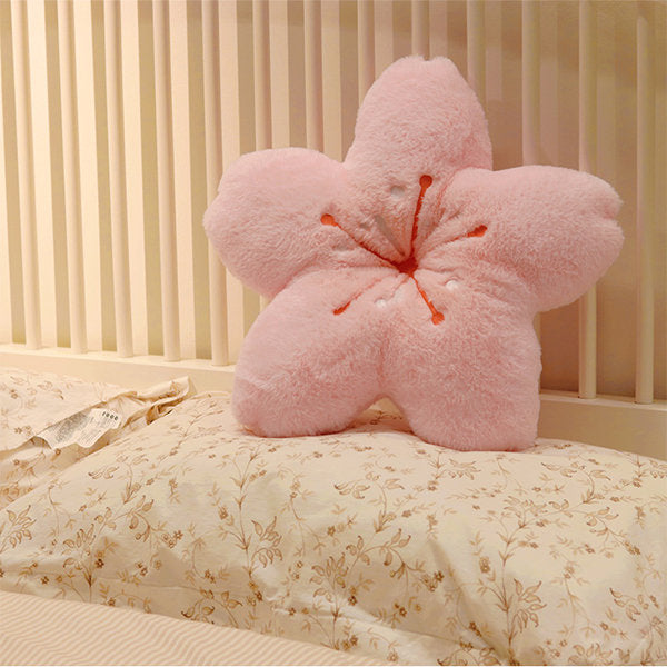 Pretty Cherry Blossom Throw Pillow