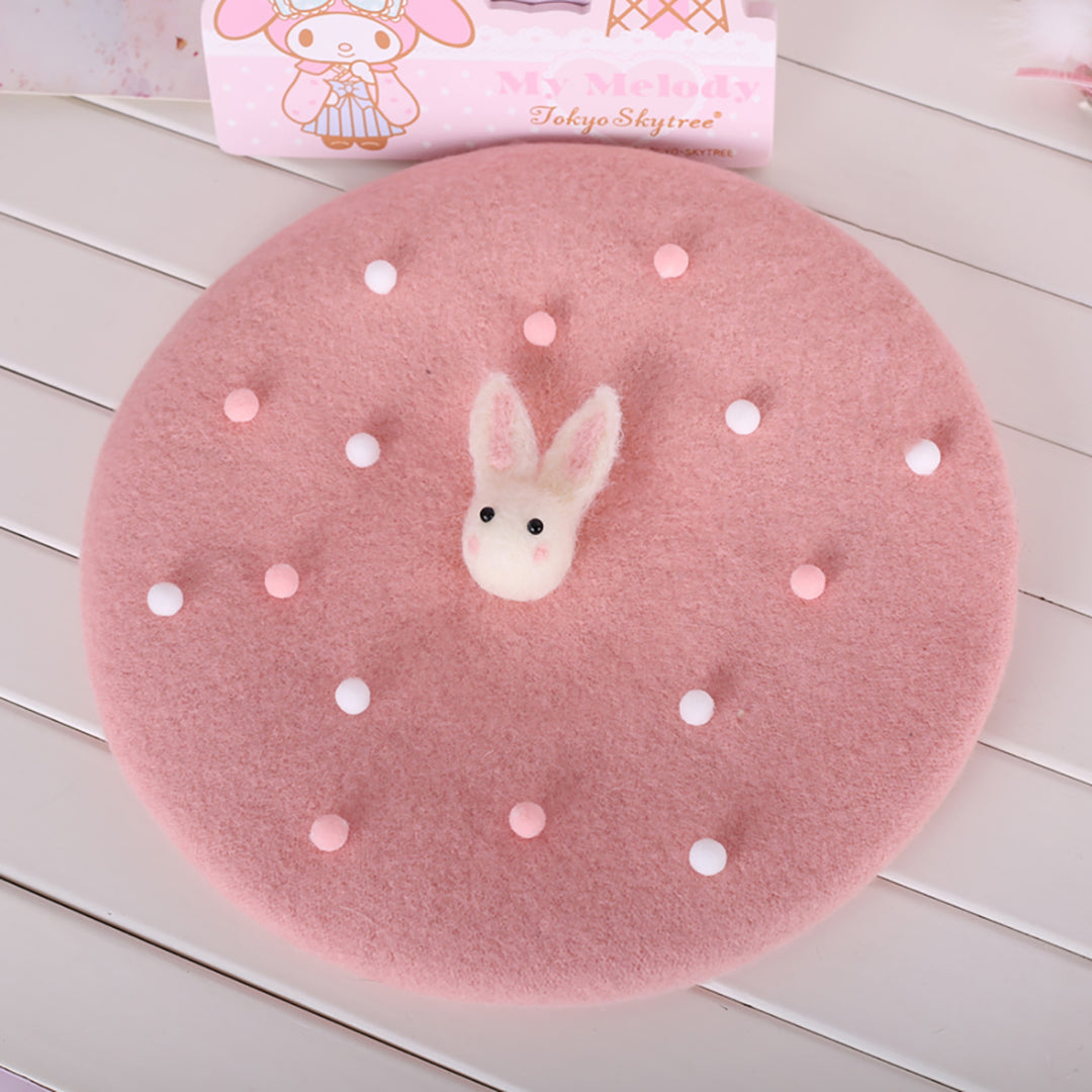Pastel Soft Lolita Beret Hat
