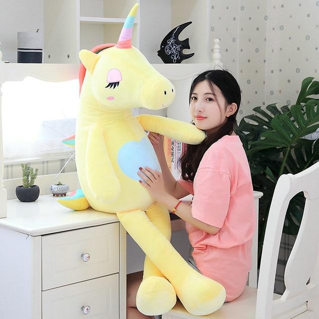 Cute Big Soft Unicorn Stuffed Plush Toys - juwas.com online store