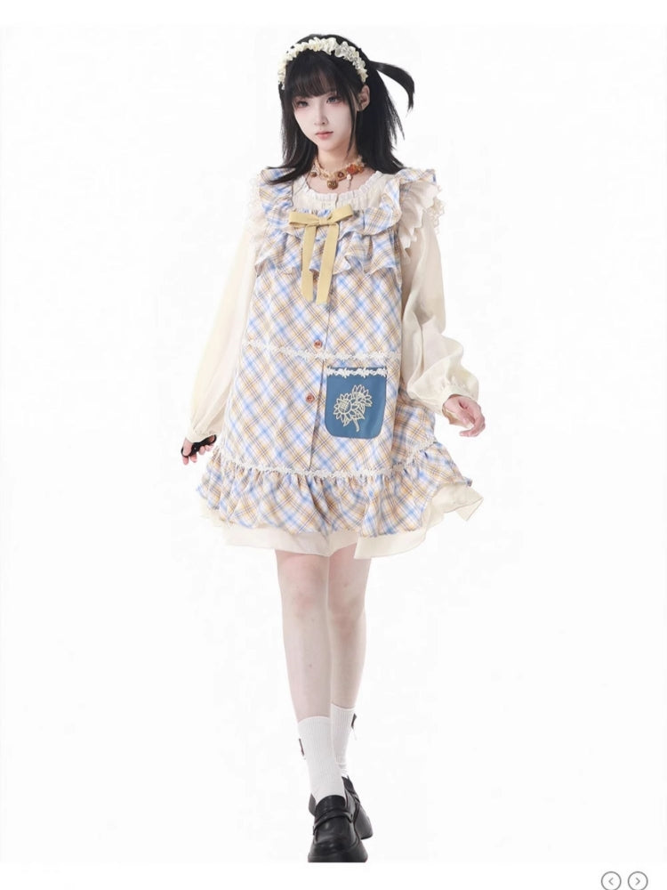 Sunflower-Inspired Summer Design Camisole Top / Shirt / Skirt / Pants