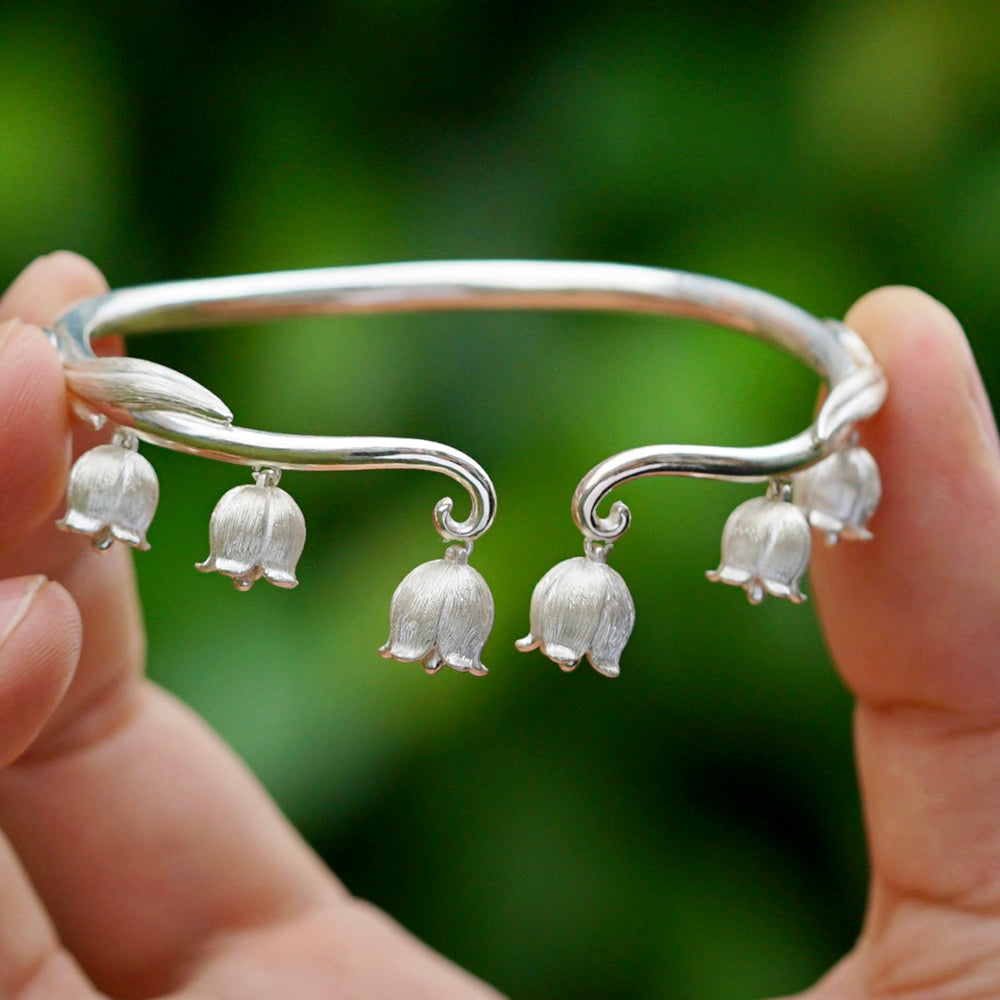Lily Of The Valley Silver Bracelet
