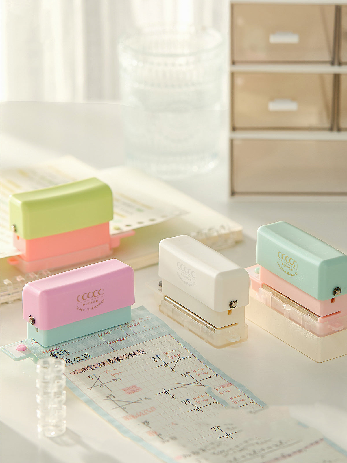 5-hole binder multifunctional mini hole puncher