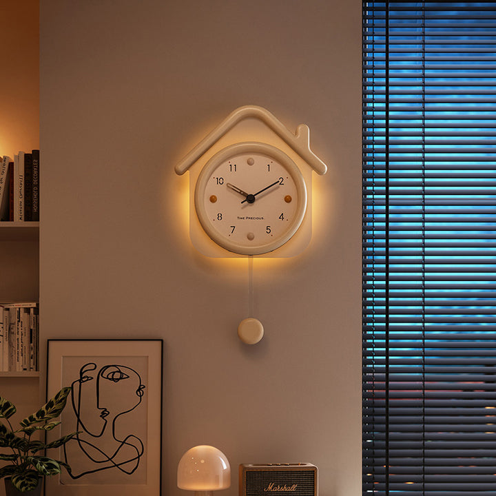 Creative Small House Wall Clock