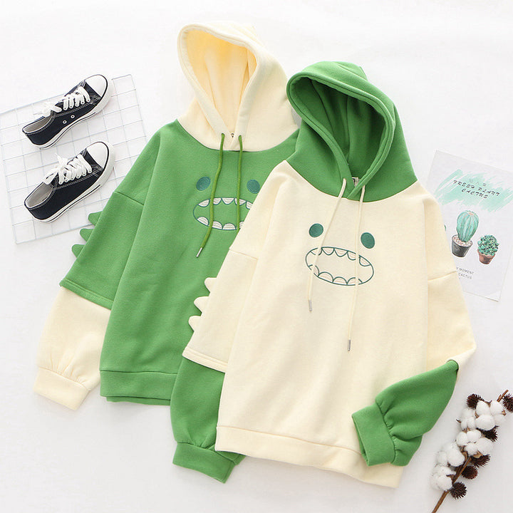 Cartoon Monster Warm Hoodie