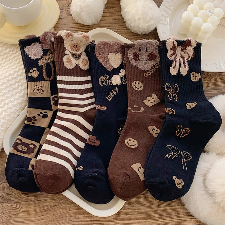 Cartoon Bear Socks