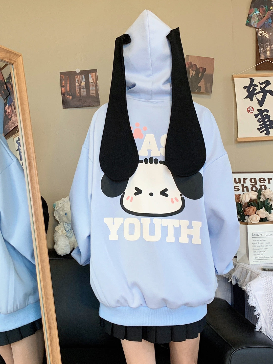 Cute Puppy Zipper Sweatshirt