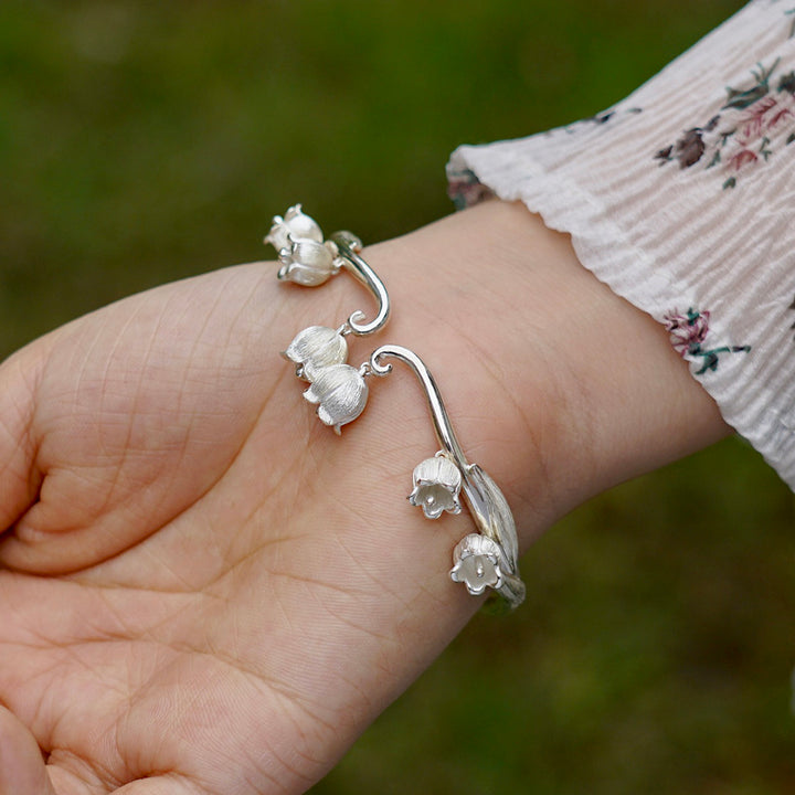 Lily Of The Valley Silver Bracelet