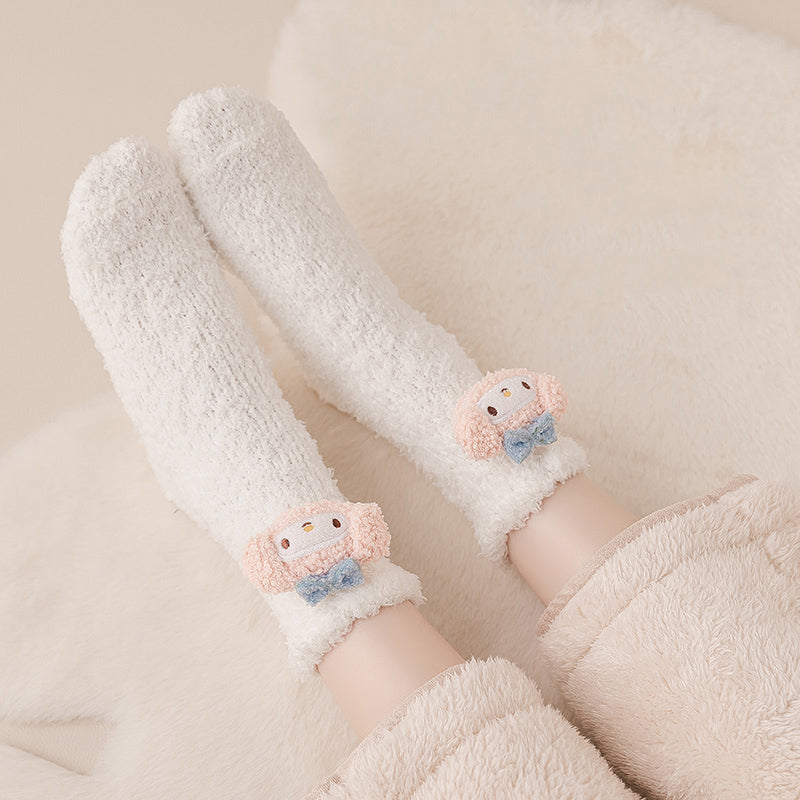 Cute Cartoon Autumn/Winter Socks 2 Pairs/set