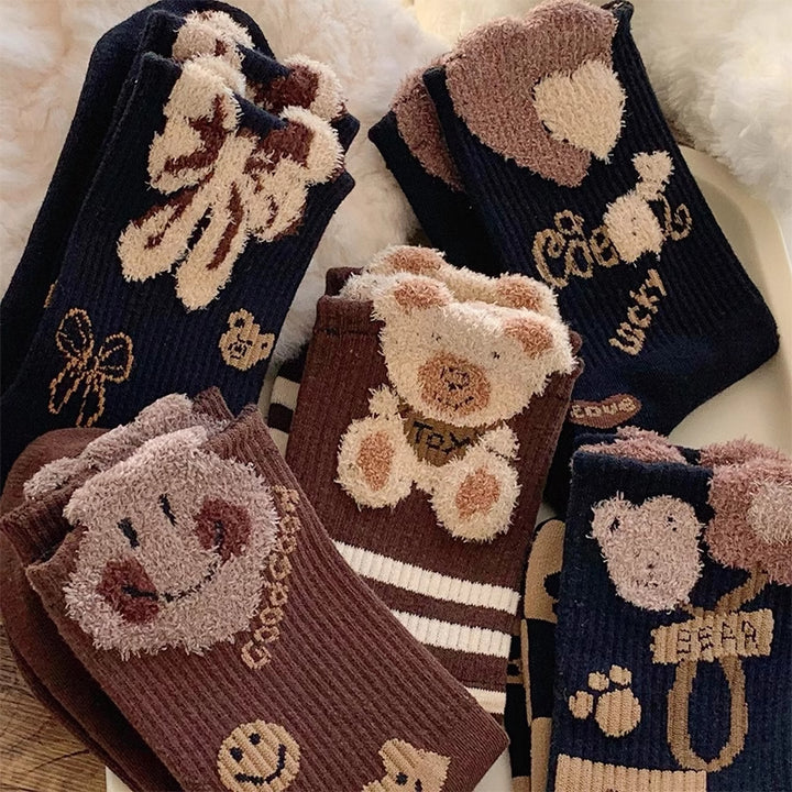 Cartoon Bear Socks