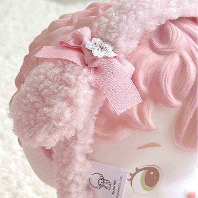 My Sweet Piano Pink Plush KC Hairband