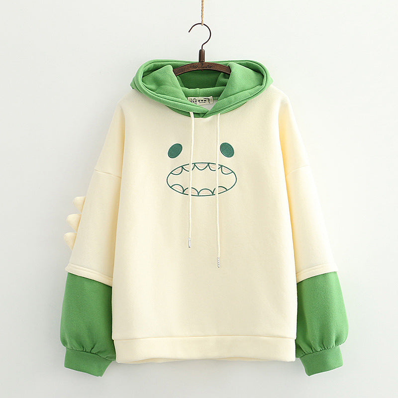 Cartoon Monster Warm Hoodie