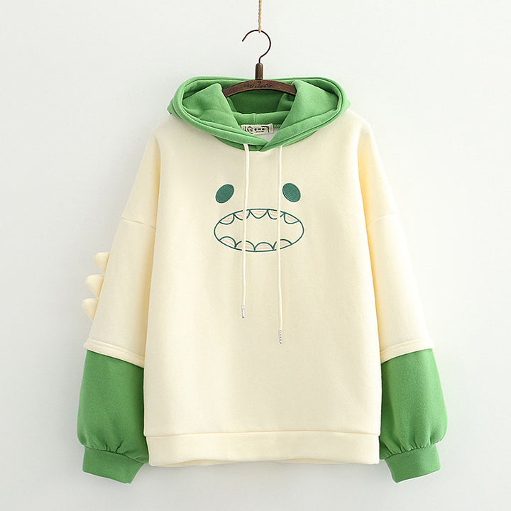 Cartoon Monster Warm Hoodie