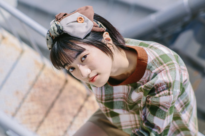 Vintage Japanese Bear Bow Headband