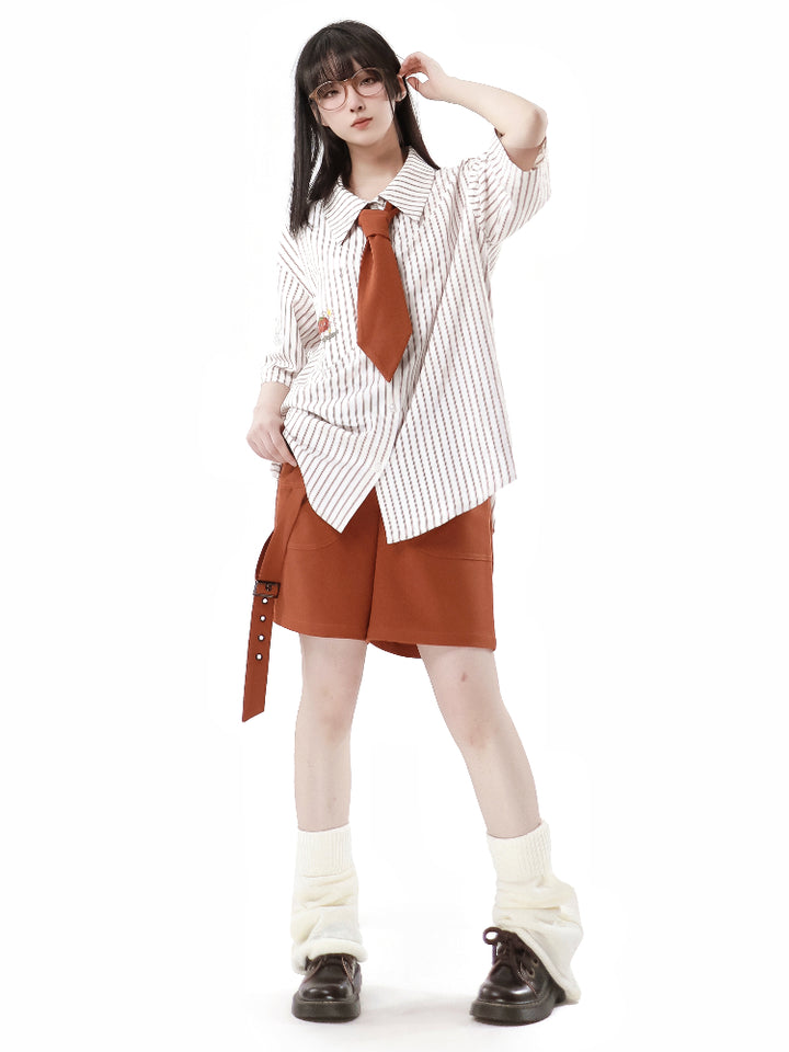 Japanese Style Shirt Top Skirt Shorts