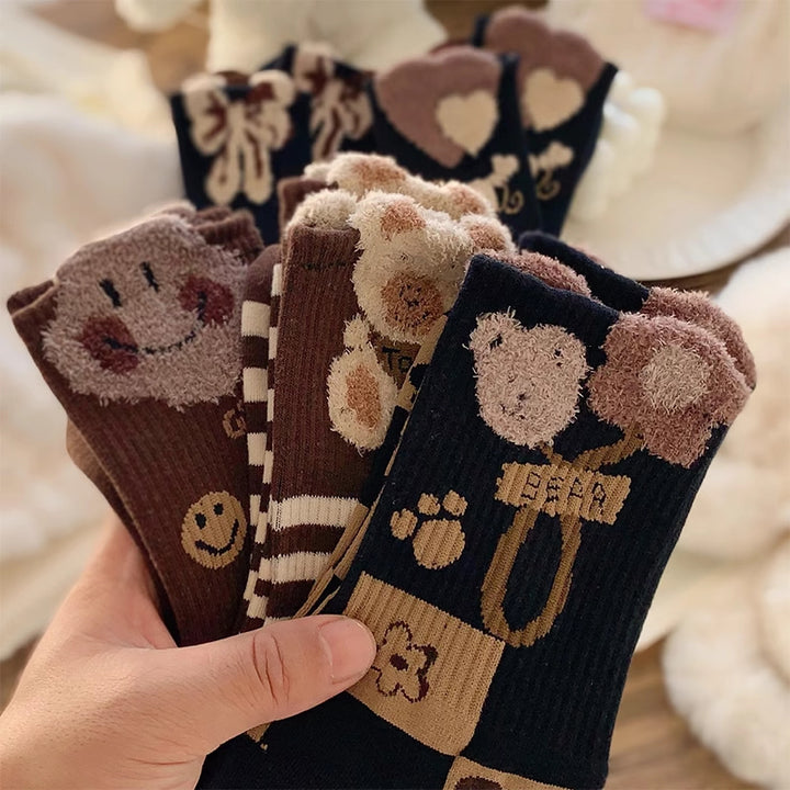 Cartoon Bear Socks