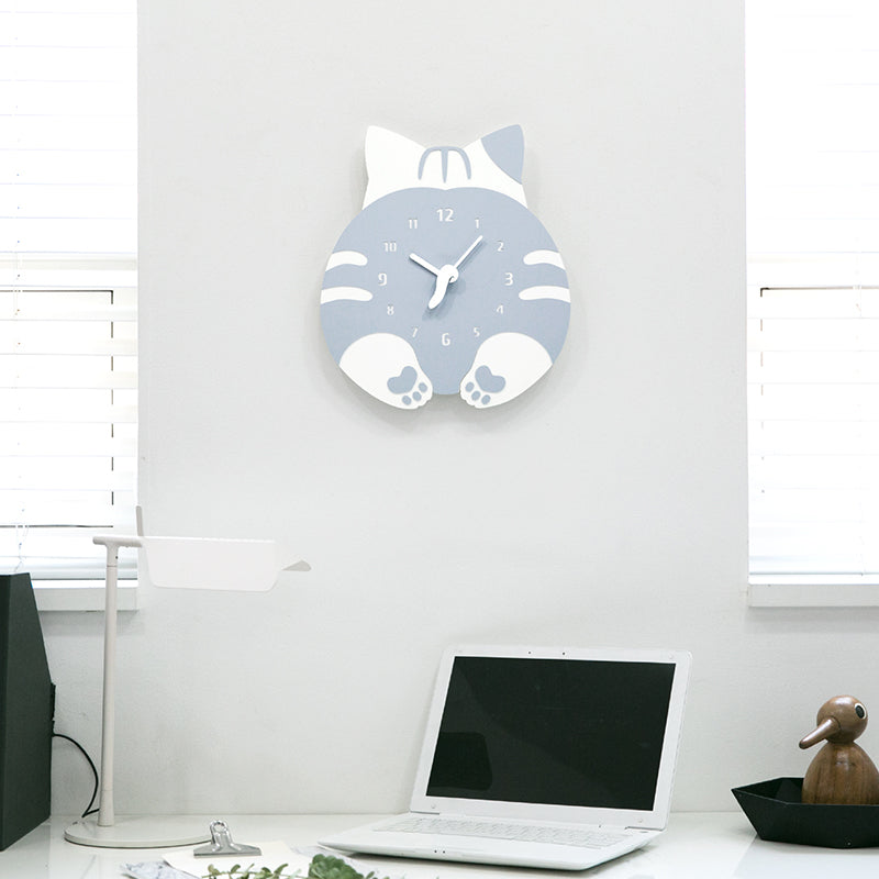 Cartoon Panda Kitty Corgi Bunny Wall Clock