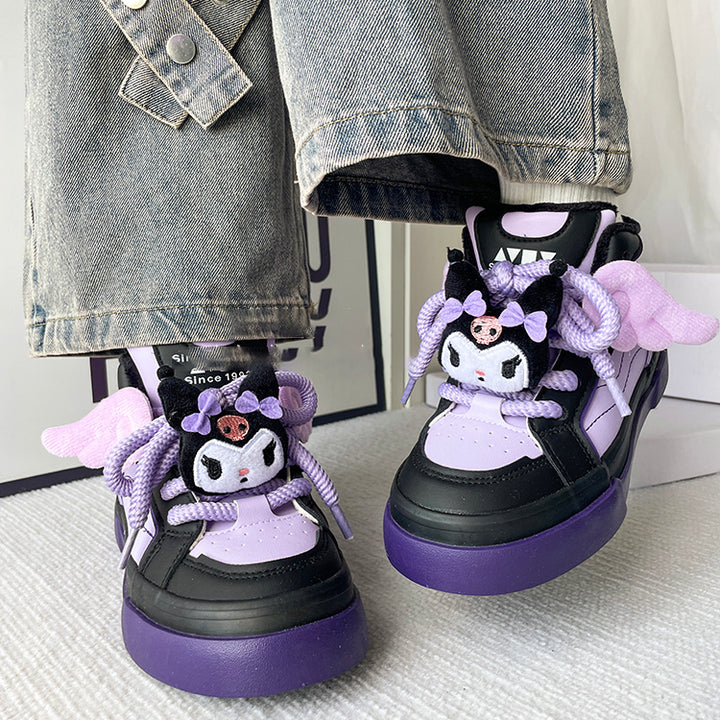 Cartoon Kuromi Platform Sneakers
