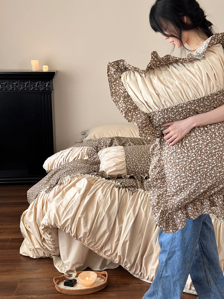 Vintage Farmhouse Cotton Bedding Set