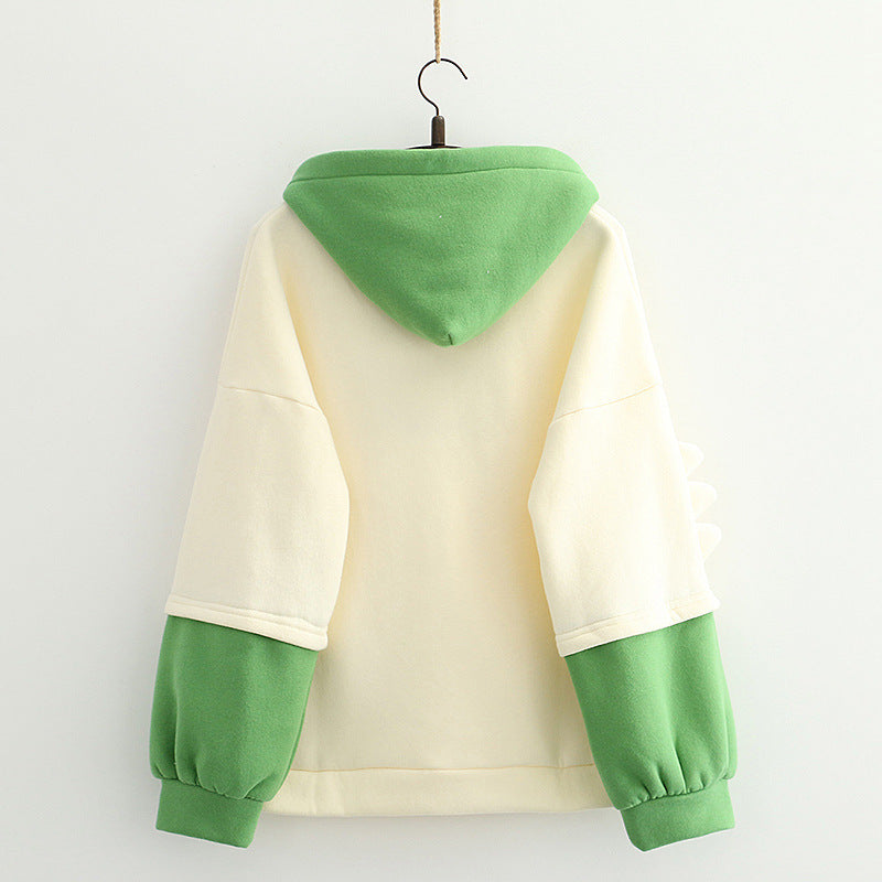 Cartoon Monster Warm Hoodie