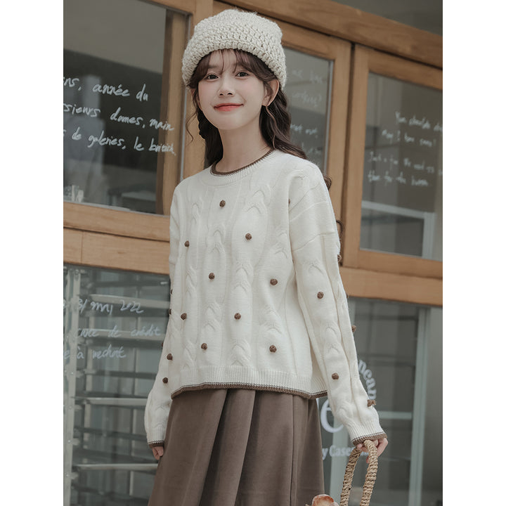 Japanese-style Vintage Loose Fit Autumn Winter Sweater