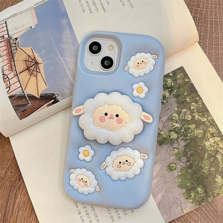 Cute Cartoon Lamb iPhone Case