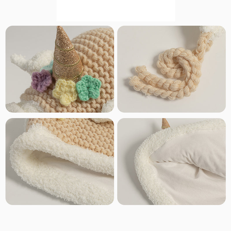 Unicorn Baby Knit Hat