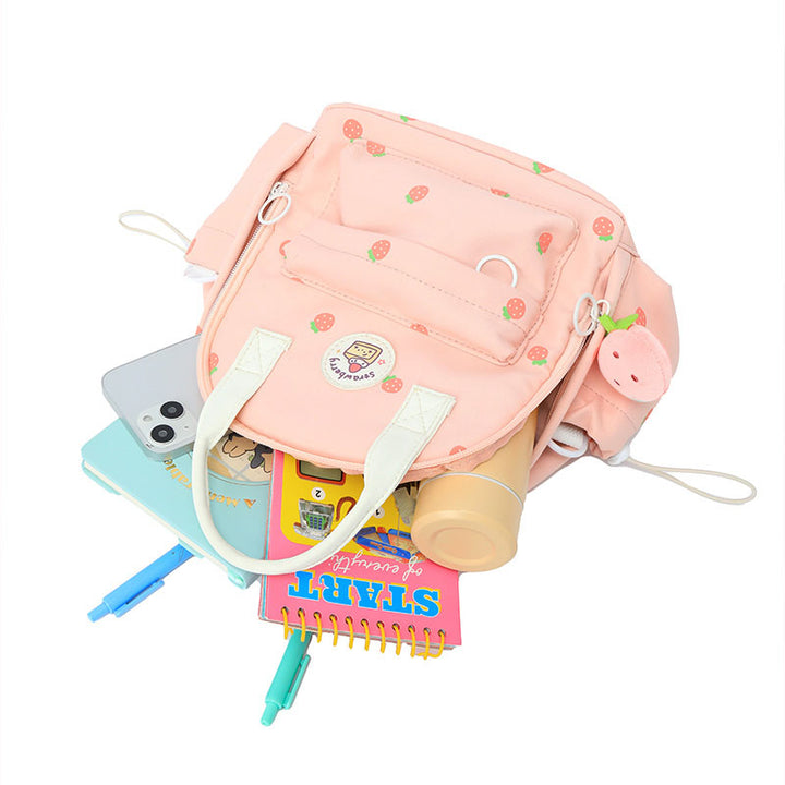 Strawberry Tote Backpack