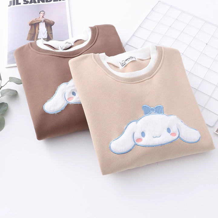 Kawaii Cotton Rabbit Thick Hoodie