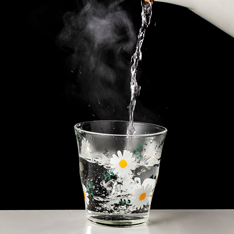 Daisy Glass Cup