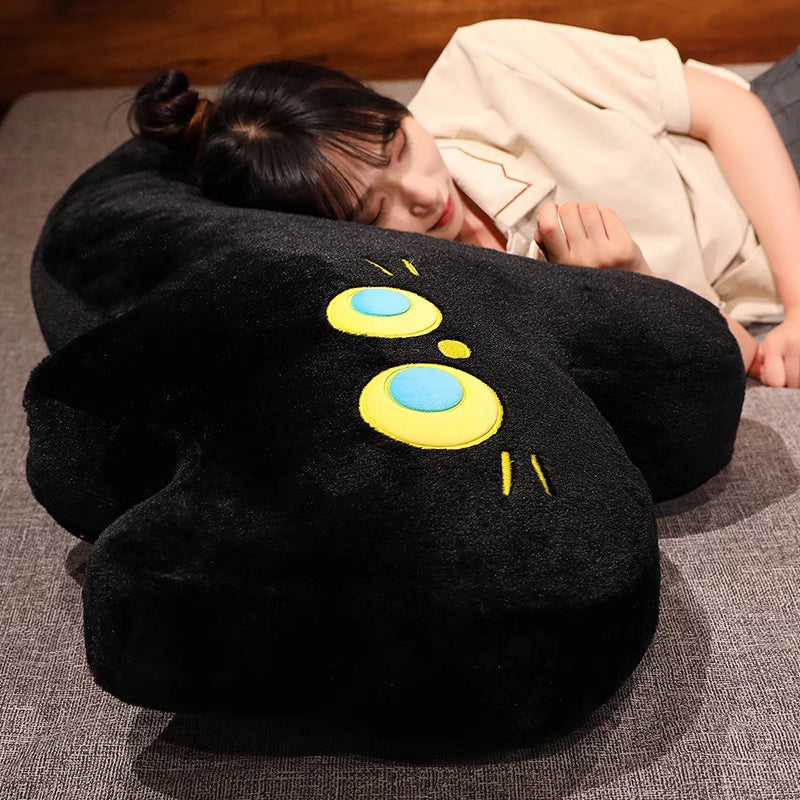 Adorable Black Cat Long Pillow