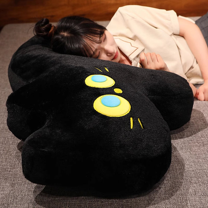 Adorable Black Cat Long Pillow