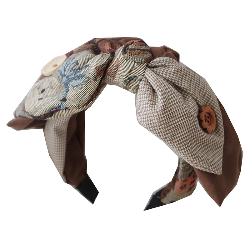 Vintage Japanese Bear Bow Headband