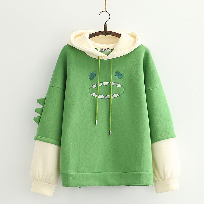 Cartoon Monster Warm Hoodie
