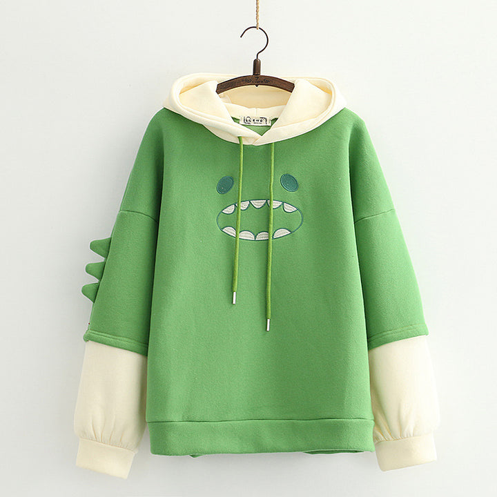 Cartoon Monster Warm Hoodie