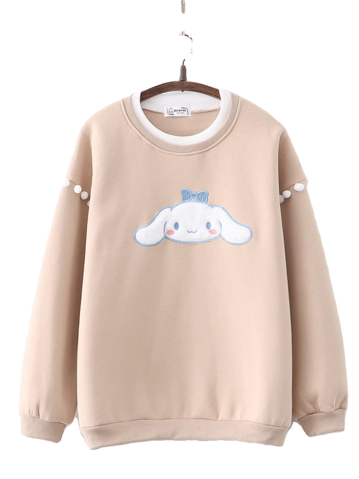 Kawaii Cotton Rabbit Thick Hoodie