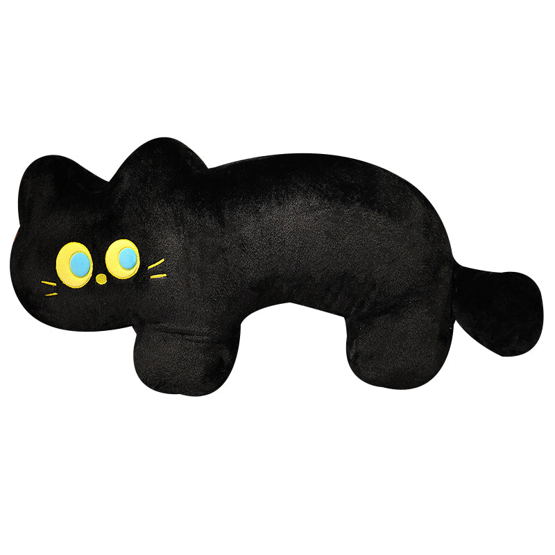 Adorable Black Cat Long Pillow