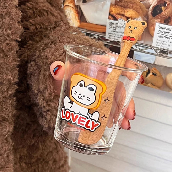 Adorable Kitten's Holiday Glass Cups - Lovely & Lazy Designs
