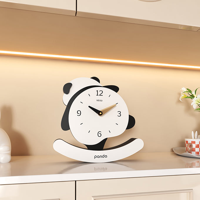 Charming Panda Clock