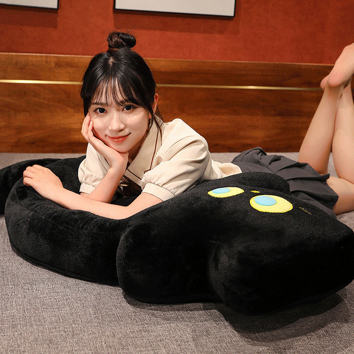 Adorable Black Cat Long Pillow