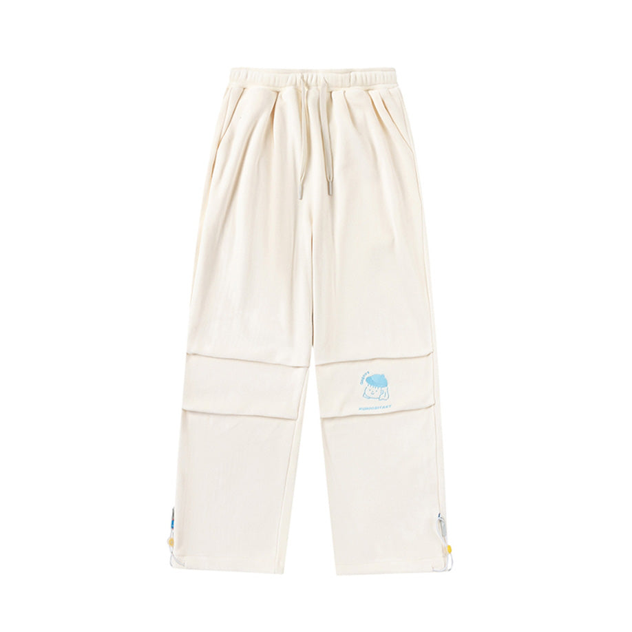 American-style Loose Inner Fleece Thick Pants